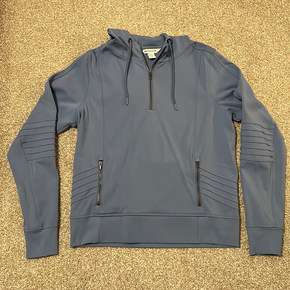 Athleta Venice Moto hoodie